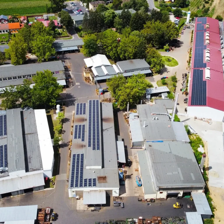 Vámospércs, 598 kWp + energiatároló - NEWERGIES Kft.